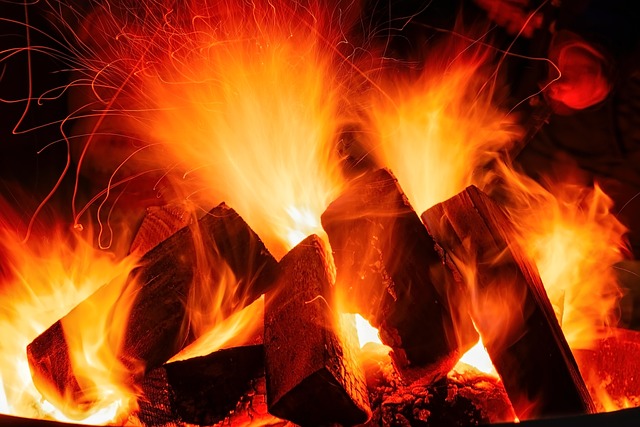 Feuer im Recyclinghof