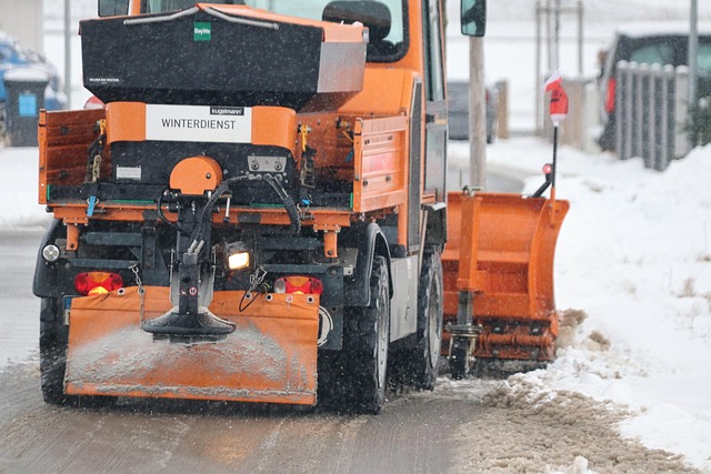 Unfall mit Schneepflug